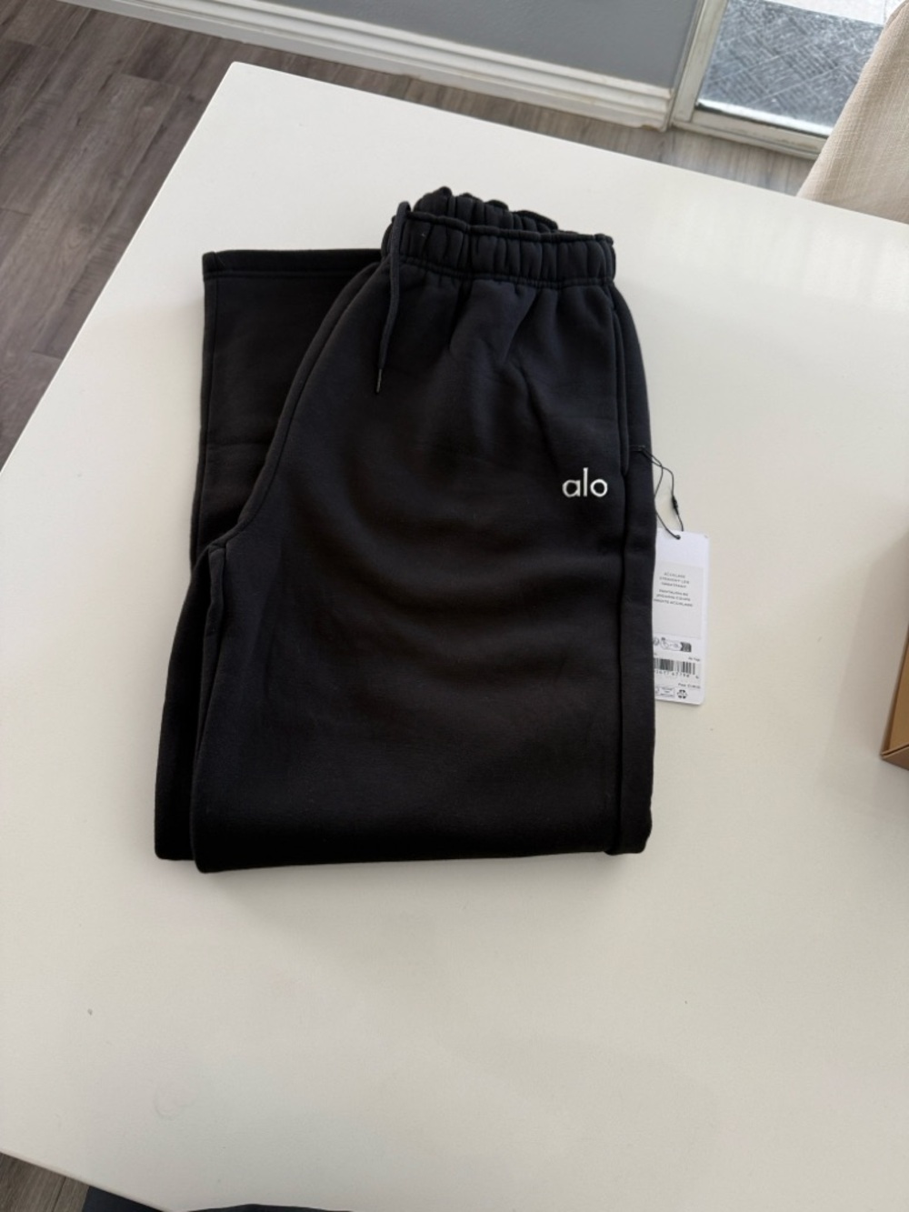 ALO Yoga Black Fleece Joggers
